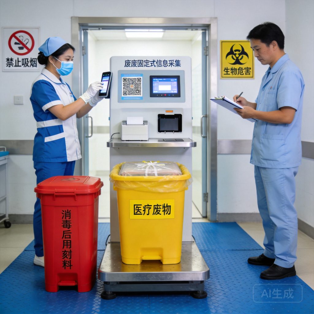 医废固定式信息采集装置：刚转岗做三甲医院医废管理？先搞懂三甲医院在用的医废固定式采集终端的核心功能逻辑