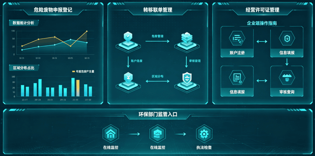 科普西安对接全国危废系统的日常运维要求