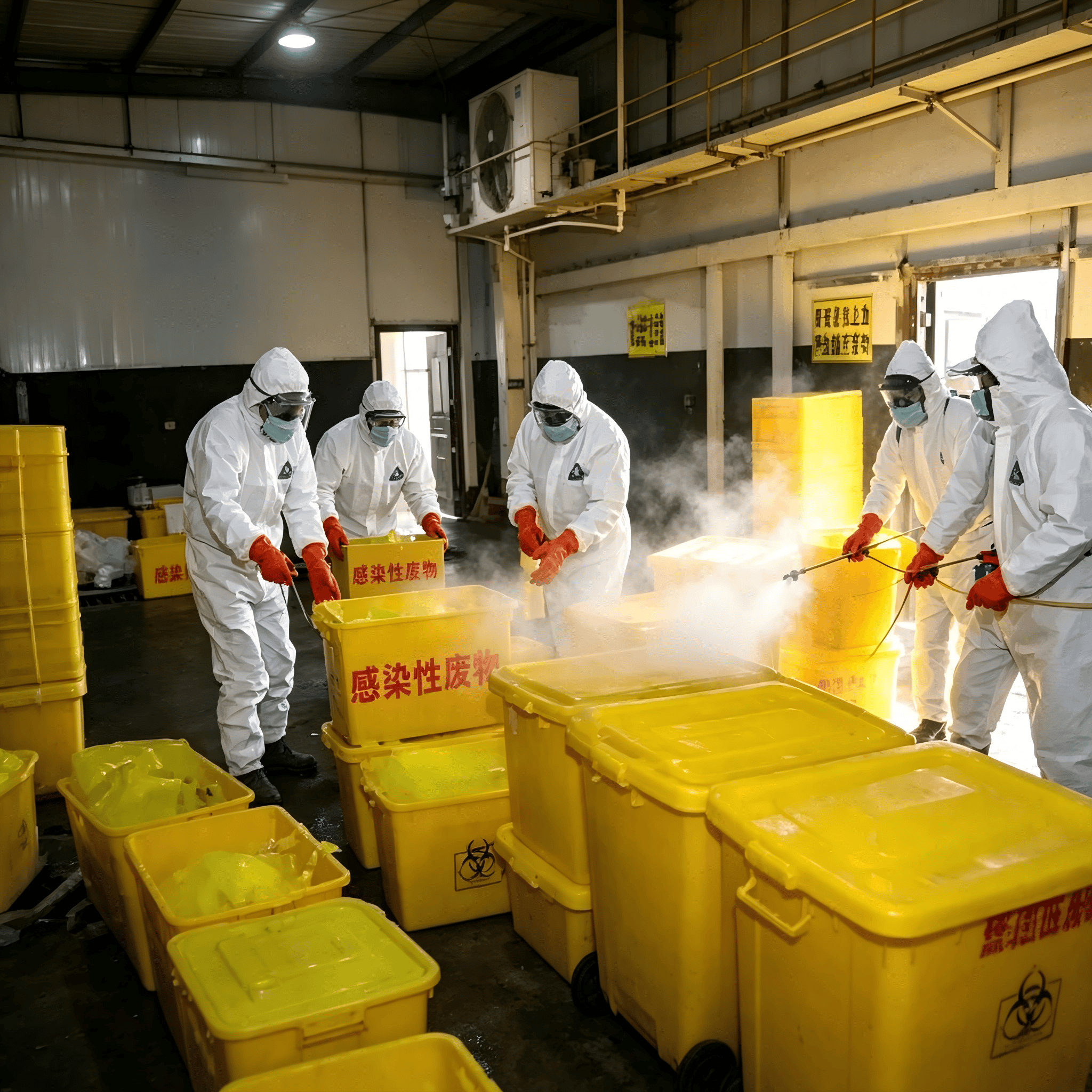避坑3类民营医院高频医废违规 升级医废全流程监控系统 1 医疗废弃物与药品平铺摄影 (6)(1)