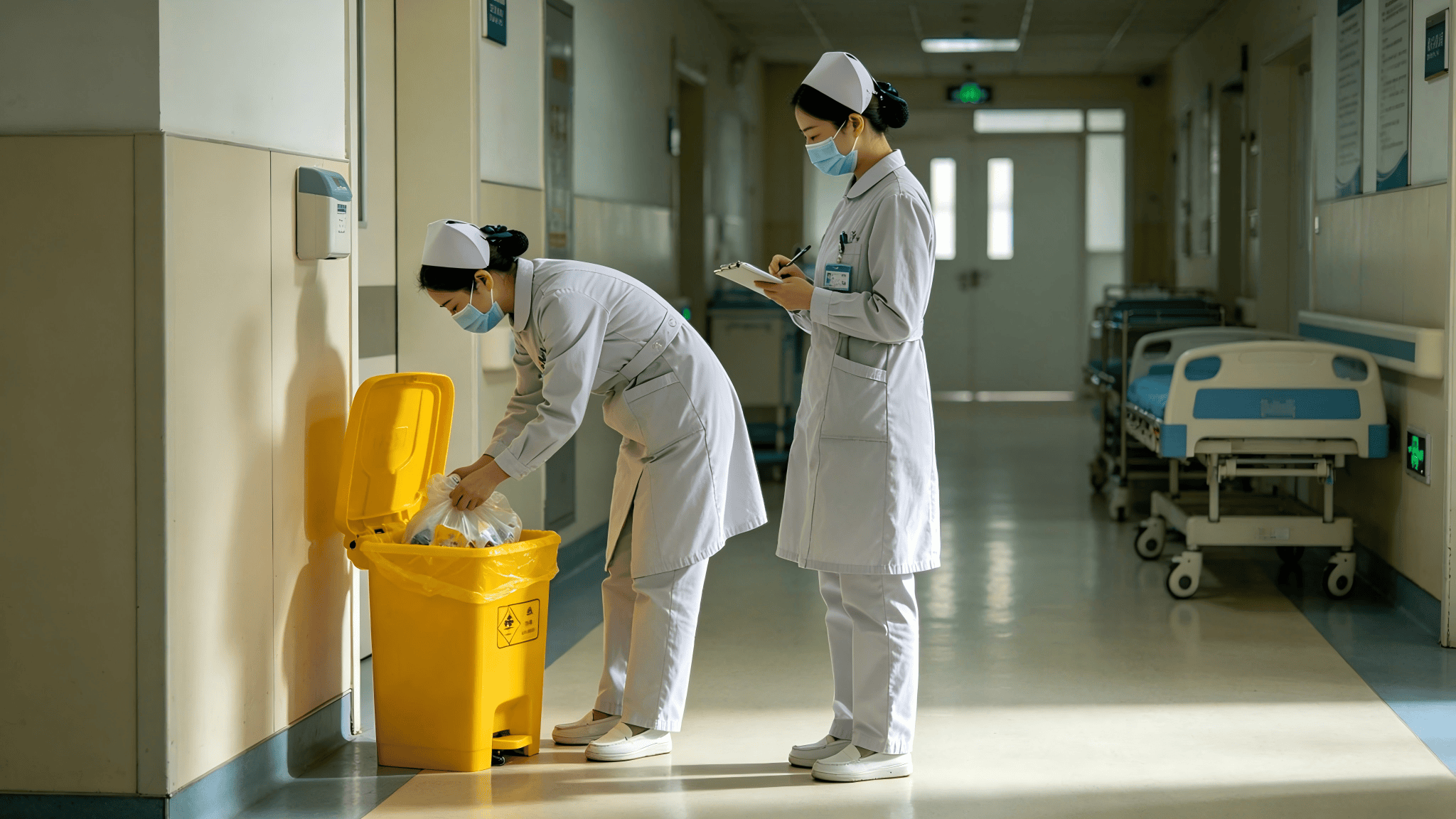 医院医废临时暂存爆满被约谈 试试找医废系统专业集成商 1 生成图片 (24)