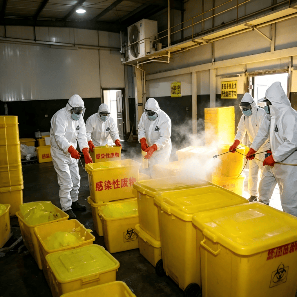 获取医废应急处置预案前要不要先整理站内的医废暂存点信息