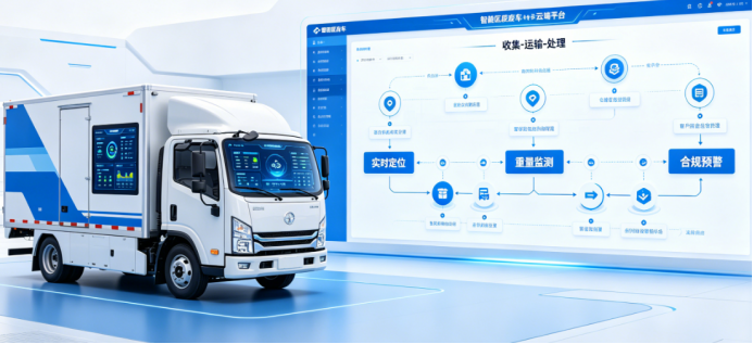 智能医废车+云端平台：全流程管理让违规无处遁形